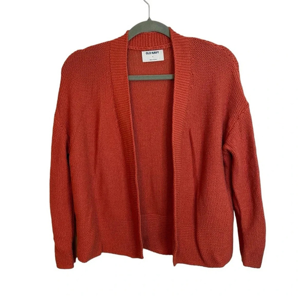 Old Navy Chimayo Red Knit Cardigan - Picture 1 of 5